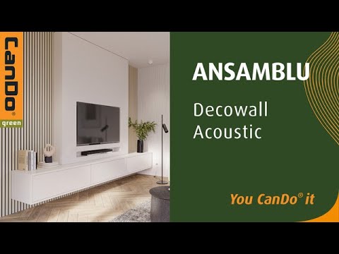 CanDo green Decowall Acoustic - Video de asamblare RO