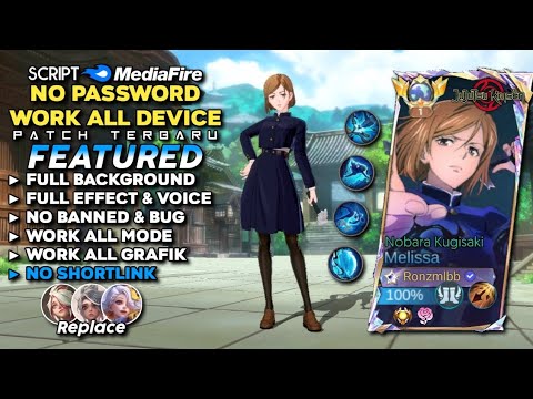 Script Skin Melissa Jujutsu Kaisen Nobara Kugisaki No Password | Full Effect & Voice - Latest Patch