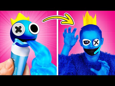 Ultimate MAKEOVER into RAINBOW FRIENDS! TikTok Hacks to be Popular in ROBLOX by La La Life Emoji