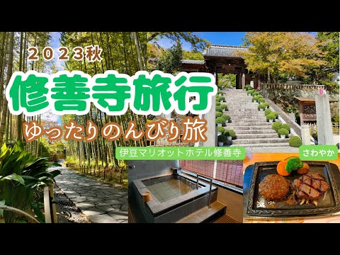 秋の修善寺旅行~さわやか/伊豆マリオットホテル修善寺/独鈷そば大戸/満月堂