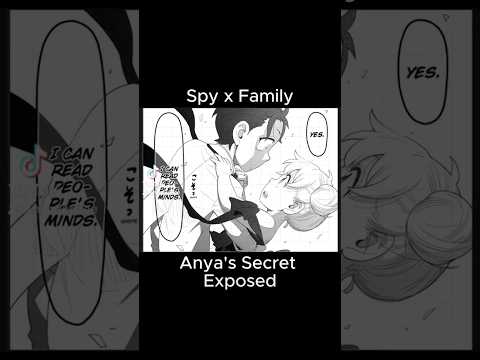 Anya’s Secret Exposed #anya #anyaforger #spyxfamilyedit #spyxfamily #loidforger #anime #manga