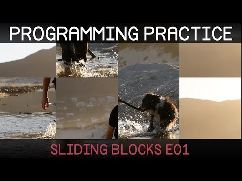 [Unity] Programming Practice: Sliding Blocks 1/2