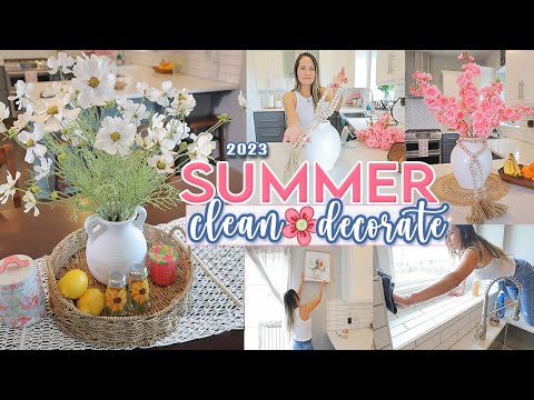 2023 NEW HOUSE SUMMER CLEAN AND DECORATE P1 | COUNTRY HOME DECOR IDEAS | BRIGHT AND ORGANIC DECOR