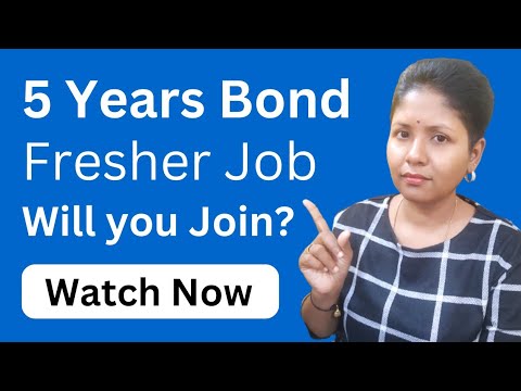 5 years Employment Bond, Is it good to Accept the Job Offer | @SushmitaMadhu