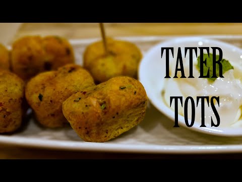 Homemade TATER TOTS | Quick Recipe | Happy Guest |pompoms