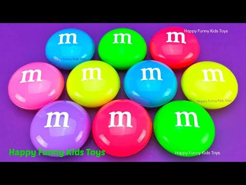 M&M Slime Surprise Toys Chupa Chups Kinder Eggs Fun for Kids