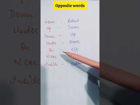 Opposite words #shorts #viral