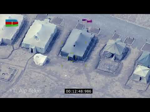 Azerbaijan Bayraktar TB2 drone strike compilation #1