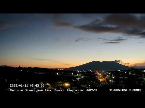 【絶景LIVE】桜島ライブカメラ（噴火・雲海・朝焼け・星空） live camera  volcano-Sakurajima ,Kagoshima,Japan