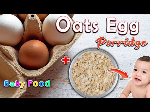 Weight Gain Breakfast for Babies & Toddlers || Oats Egg Porridge with Soybean for Babies