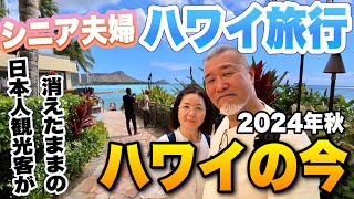 ハワイの円安と物価高で日本人観光客は？シニア夫婦ハワイ旅行2024年秋