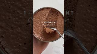 1 INGREDIENT CHOCOLATE MOUSSE‼️ ( vegan + paleo + keto + sugar free ) #chocolate