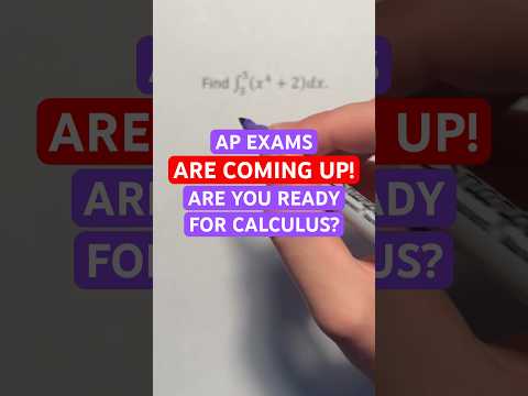 AP Exams Are Coming Up! Are You Ready for Calculus? #Shorts #apexams #school #calculus #math