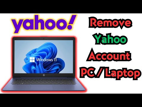 How to Remove Yahoo Account in Windows 11 | Remove Yahoo Account in Computer