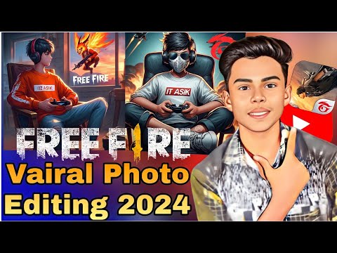 Vairal Photo Editing 2024 | Free Fire photo editing | Tech Boy Asik