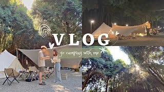 【WEI's camping #01】 首次挑戰雙人露營！｜南投｜百勝村｜森林系露營｜該帶哪些裝備？｜露營吃什麼？｜開箱新天幕