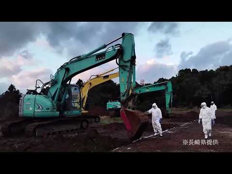 鳥インフルエンザの防疫作業