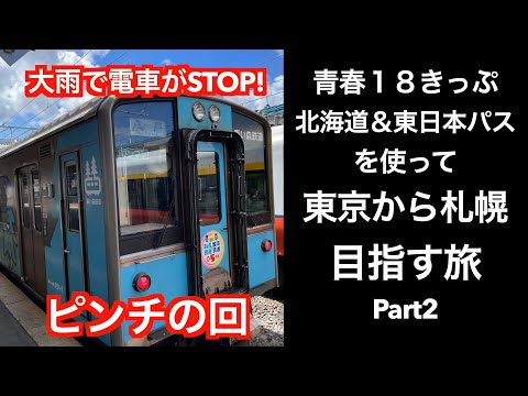 【男ひとり旅】青春18きっぷと北海道&東日本パスを使って東京から札幌へ行く旅 Part2 仙台から青森まで 第三セクター利用（IGRいわて銀河鉄道 青い森鉄道）