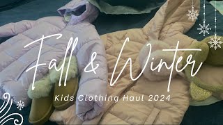 Kids Fall & WINTER Clothing Haul 2024 | Yay for Clearance/Sales🏷️ *lost my voice*