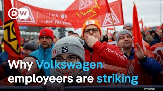 Breaking: VW workers in Germany go on strike as thousands risk losing jobs | DW News