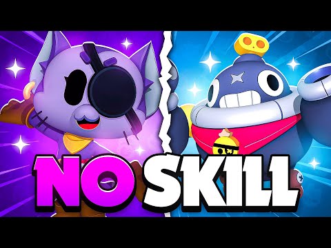 Top 10 NO SKILL Brawlers! ⛔