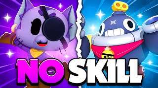 Top 10 NO SKILL Brawlers! ⛔