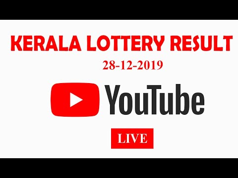 live Kerala lottery results 28.12.2019 കേരള ലോട്ടറി റെസുൾട്സ്