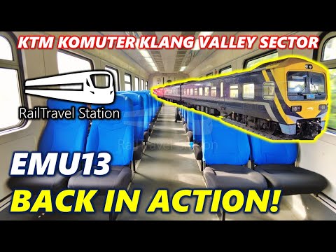 KTM REFURBISHED 81 CLASS EMU! 🇲🇾🚆 KTM Komuter Klang Valley Sector 2157dn Sungai Buloh→KL Sentral