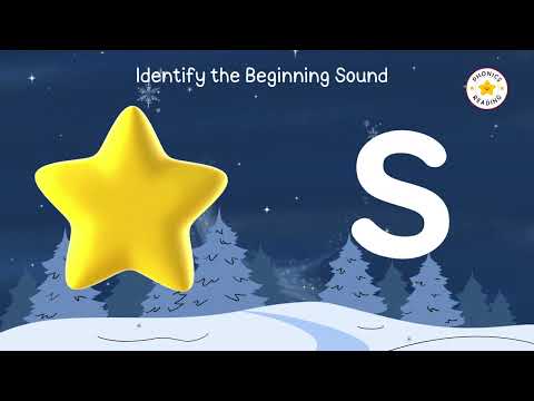 Phonics Games | Identifying the Beginning Sounds in Christmas Words #phonics #toddlers