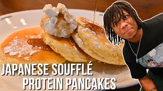 Japanese Soufflé Protein Pancakes | Cooking with Kaden | 2