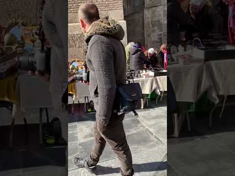 Navegando el Mercado de Antigüedades de los Domingos en la Plaza de San Bruno, Zaragoza