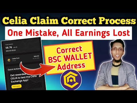 Celia Token Correct Claiming Process | Celia App Wallet Connect | Celia Mining App New Update