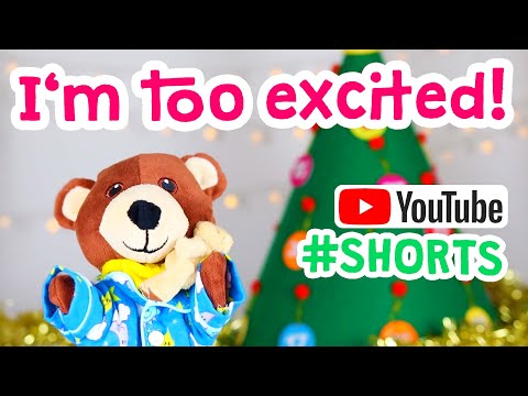 I'm too excited! Christmas Eve Youtube Shorts | Boey Bear