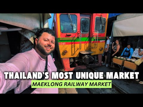 The Epic Bangkok Railway Market - A Rite Of Passage visiting Thailand!