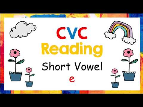 Short Vowel e CVC Reading | CVC Word Families | Phonics Short e | Learn to Read with Teaching Kit