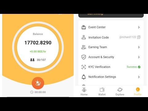 BEE 🐝 NETWORK Decentralized web_3|| how to perform KYC $BEE to the moon unlock u'r future 🔥🔥