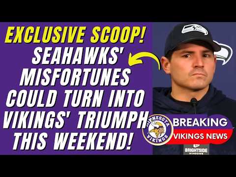 🤯💥 DON'T MISS: VIKINGS SET TO CAPITALIZE ON SEAHAWKS' MISFORTUNES FOR NFC LEAD! MINNESOTA VIKINGS