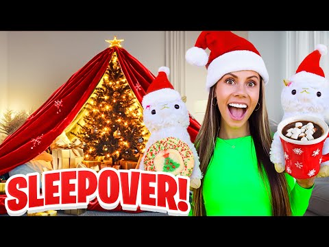 BIGGEST CHRISTMAS SLEEPOVER PARTY WITH MY LLAMAS !