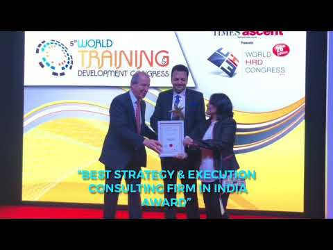 BEST STRATEGY & EXECUTION CONSULTING FIRM IN INDIA AWARD BY TIMES ASCENT - WORLD HRD CONGRESS