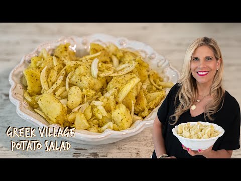 SUPER easy Greek village potato salad