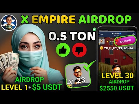 X empire Price prediction | Xempire level Earning🤑| X empire ton transaction 0.5 Scam and Eligiblity