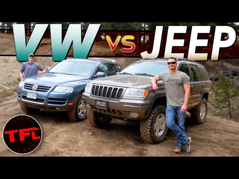 Touareg vs. Grand Cherokee Off-Road: Which OLD SUV Can Play Better In The Dirt?