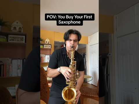 POV: You Buy Your First Saxophone 🎷