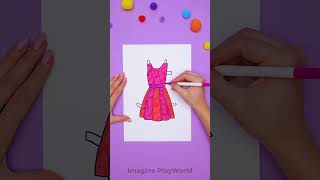 Let's Get Crafty and Bring Beautiful Paper Dress to Life #DIYmagic