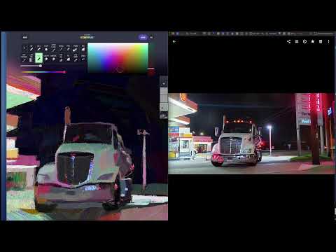 Painting a gas station refill truck | WEBBYPAINT #13