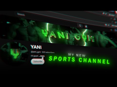 MY NEW SPORTS CHANNEL!!!