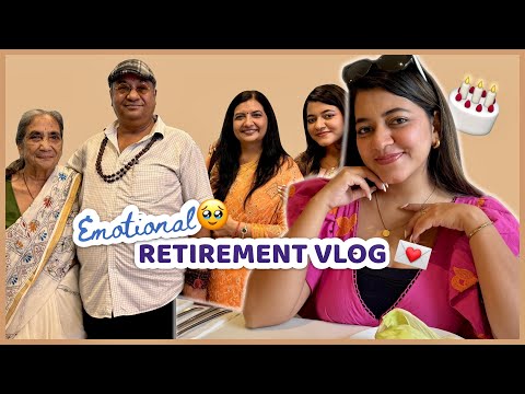 My Father-in-law got RETIRED ✨| Emotional Farewell by The Government of INDIA 🇮🇳❤️