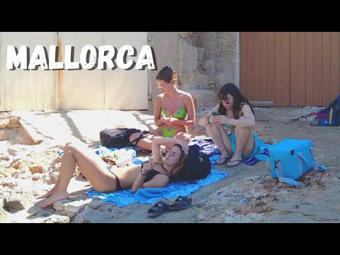 Beach walk | Mallorca MAJORCA | Cala S'Almonia | SPAIN July 2022