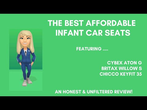 Best Affordable Infant Car Seat Comparison - CYBEX Aton G, Britax Willow S, Chicco KeyFit 35