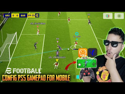 How To Play eFootBall 2024 Mobile with the GamePad Config || Pes 24 Gamepad X3 joystick